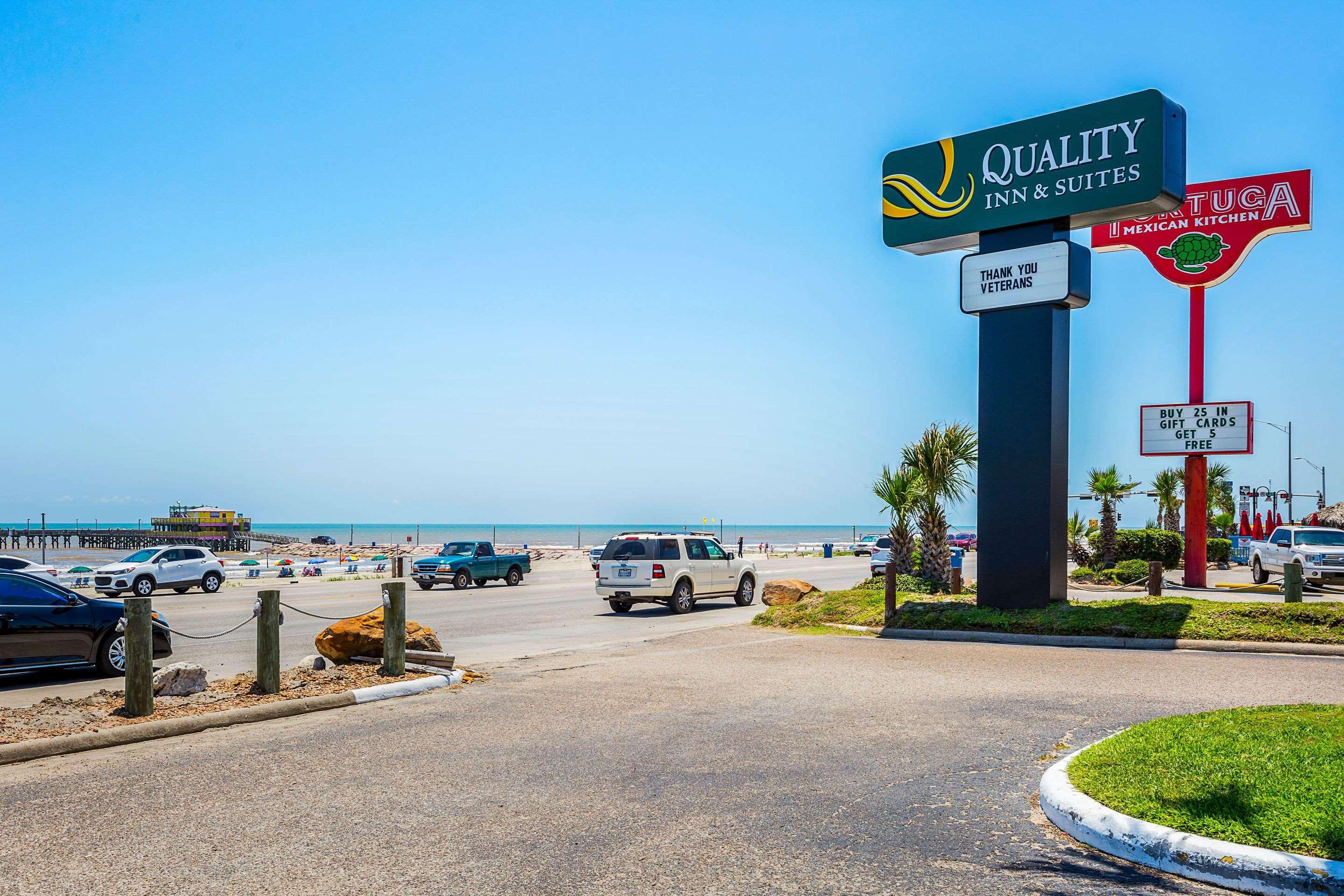 Quality Inn & Suites Galveston - Beachfront Exterior foto