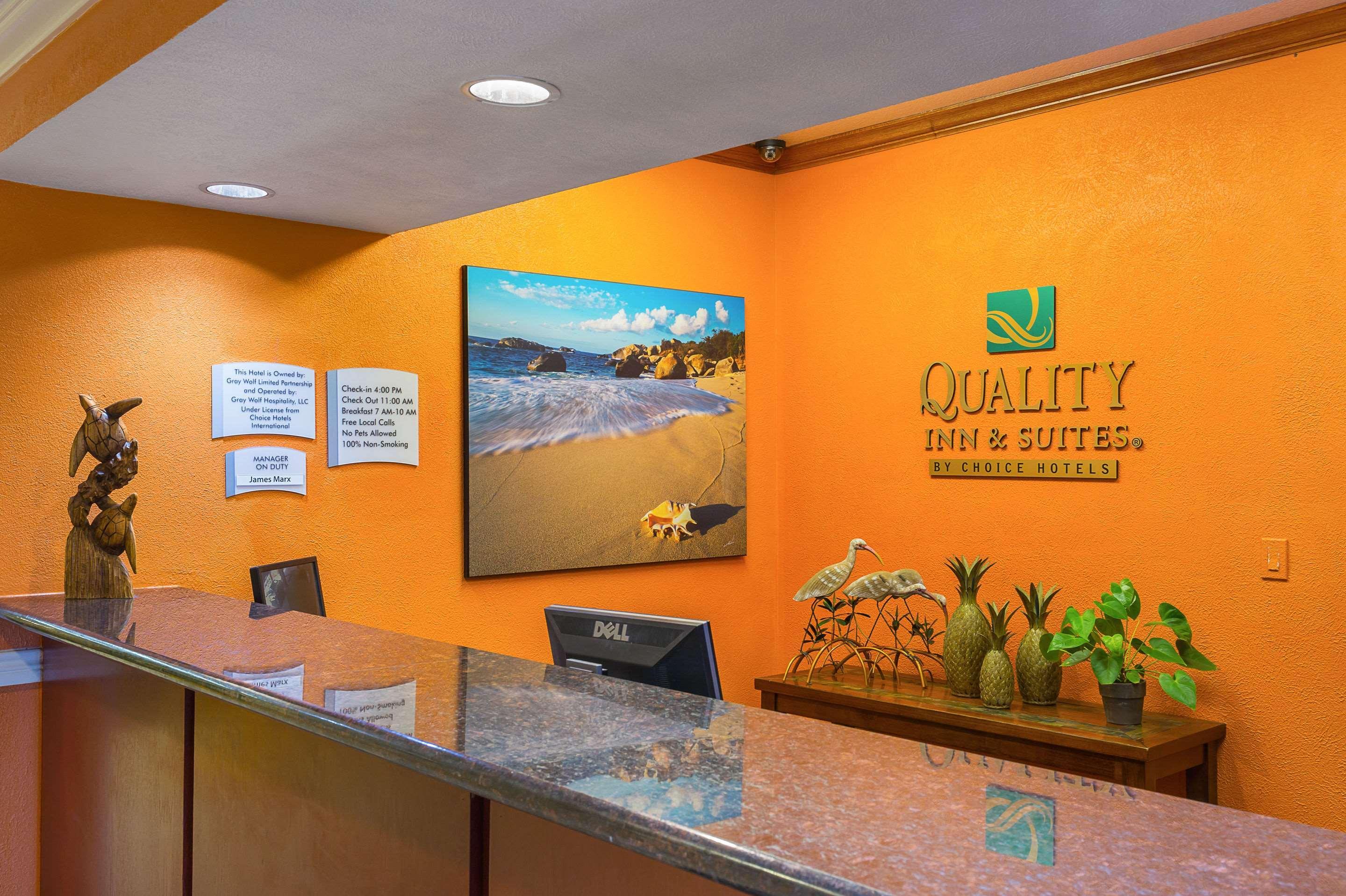 Quality Inn & Suites Galveston - Beachfront Exterior foto
